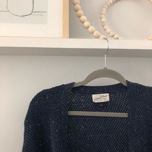 L Open knit cardigan